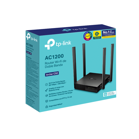 Router Archer C50 de 4 antenas Tp-link