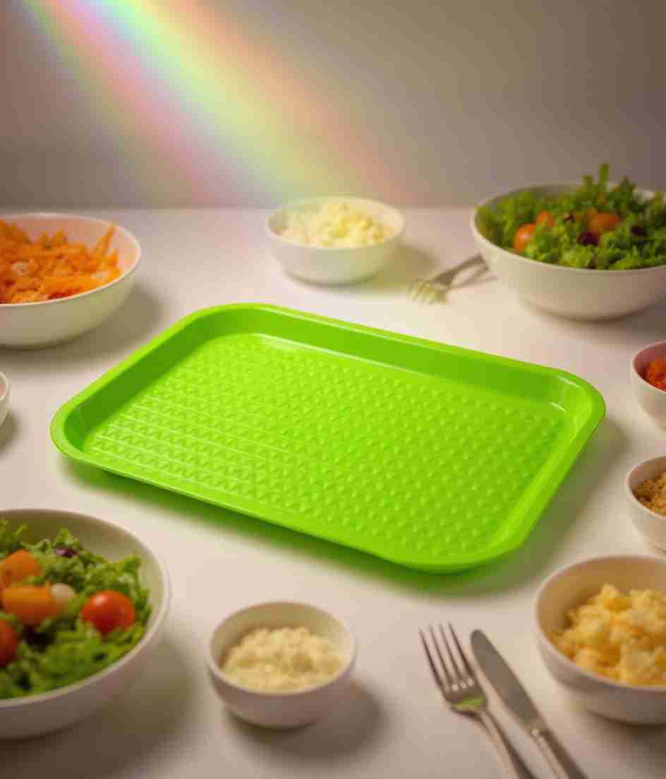 Bandeja Mediana MQ clásica colombiana con bordes altos y asas