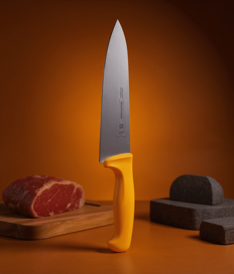 Cuchillo para Carne Tramontina N6 Amarillo Acero