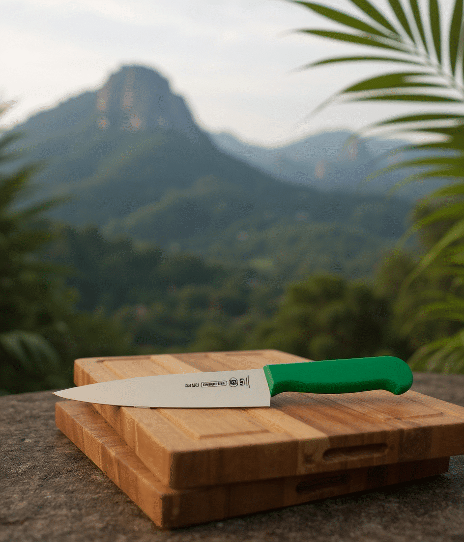 Cuchillo para Carne Tramontina N6 Verde Acero Inox - Imagen 6