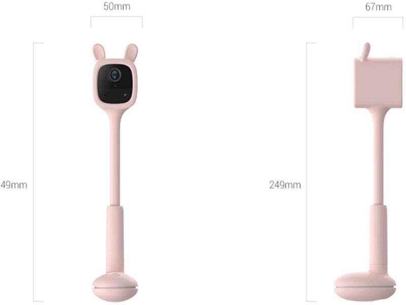 Cámara Seguridad EZVIZ BM1 WiFi 2MP Rosa Baby Monitor