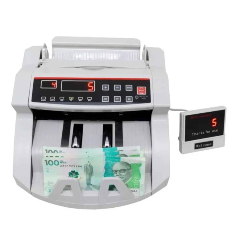 Contador de Billetes con Detector Jaltech LCD Grande