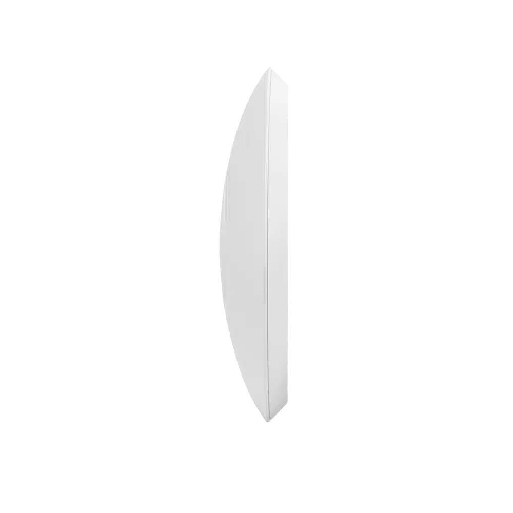 AP Ubiquiti UniFi AC Lite vista lateral que muestra su perfil delgado y diseño discreto de color blanco