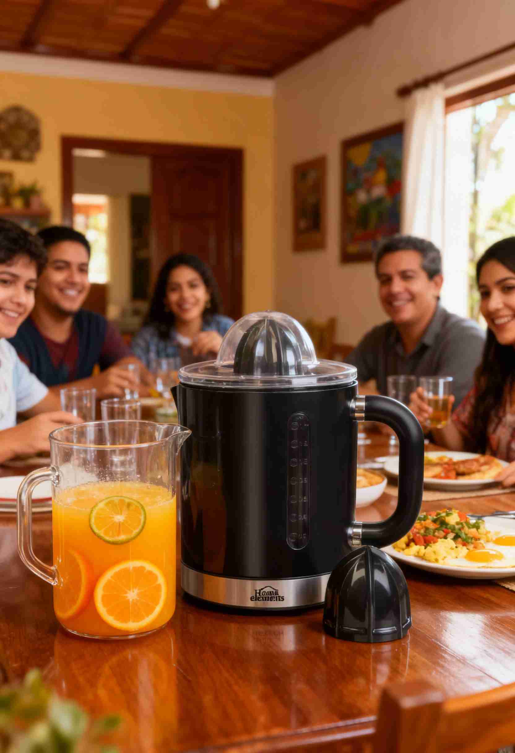Exprimidor Home Elements 1L Motor 40W Jarra Transparente - Imagen 5