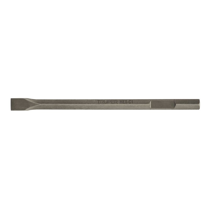 Cincel Plano 20" (52Cm) Para Demoledor Truper Hex-C1