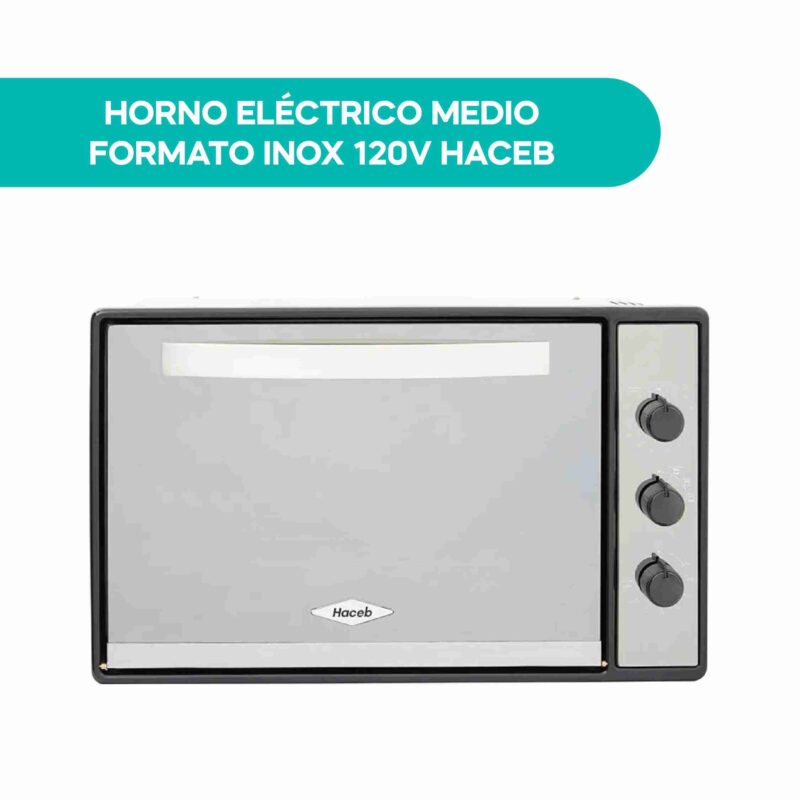 Horno Eléctrico Haceb Medio Formato Inox 120V 60cm