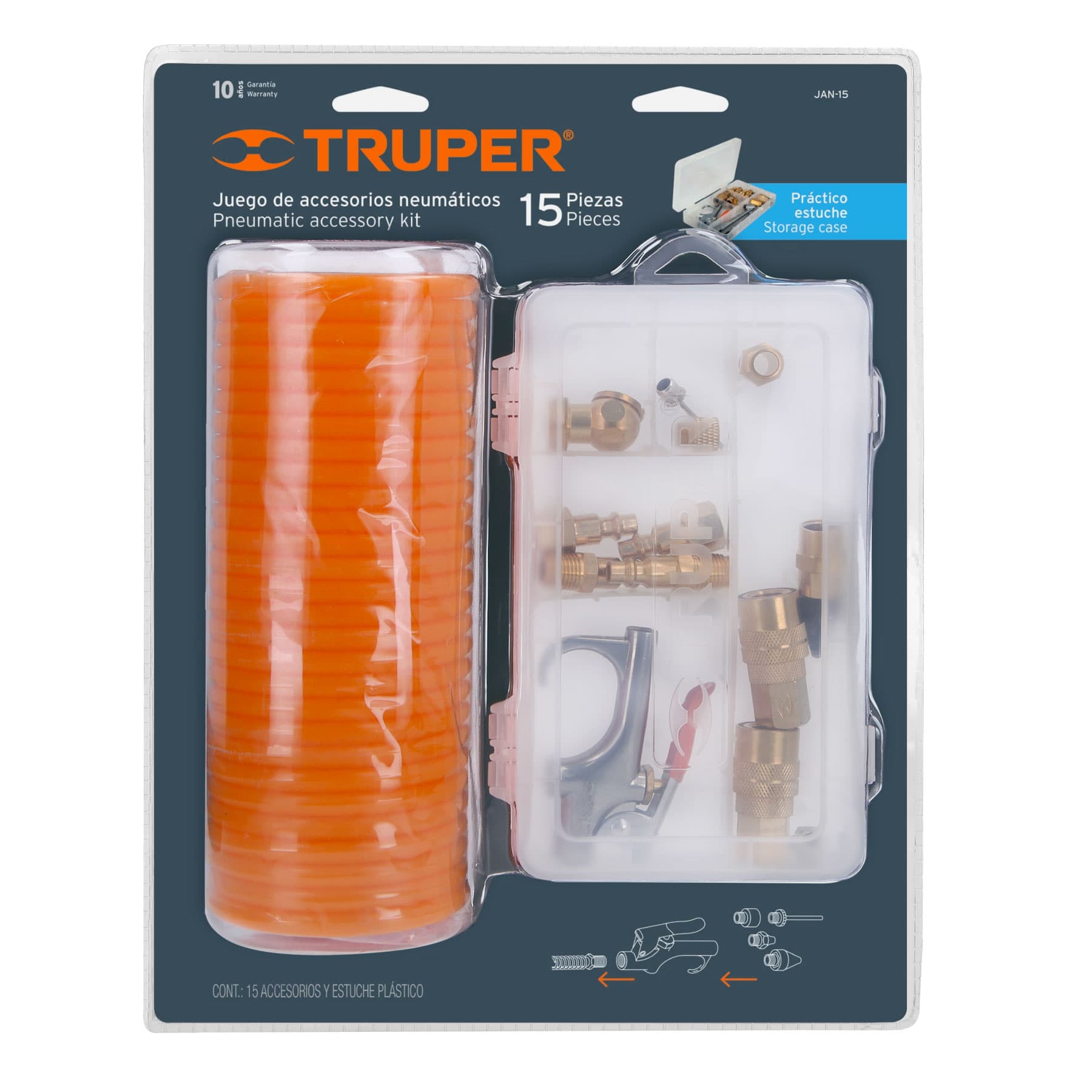 Juego de 13 Accesorios Neumaticos(Limpieza) - Imagen 2