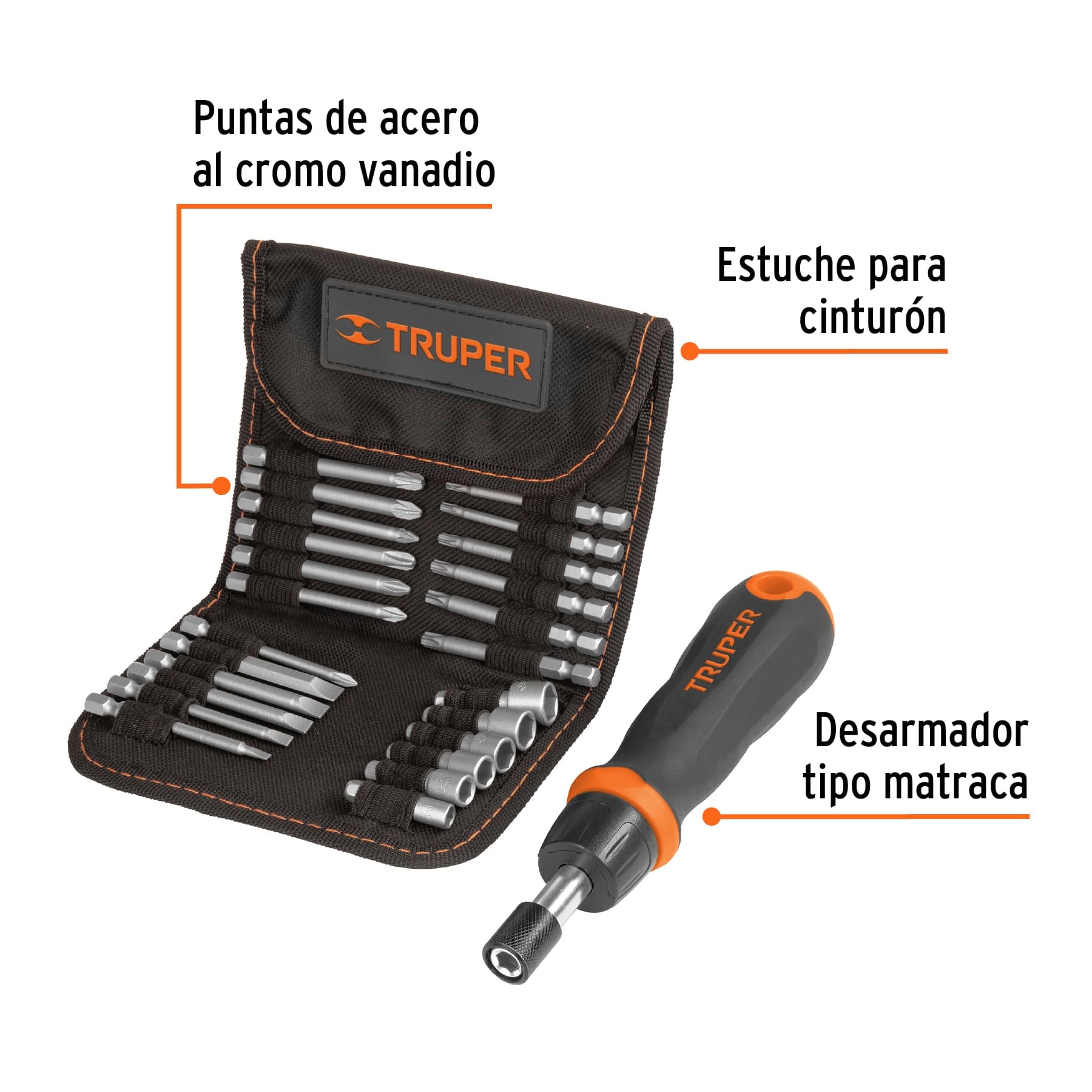 Juego de Destornilladores con 26 Puntas Truper - Imagen 5