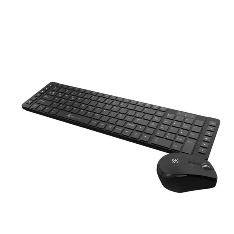 Teclado y Mouse Inalámbrico Klip Xtreme KCK-270S Negro