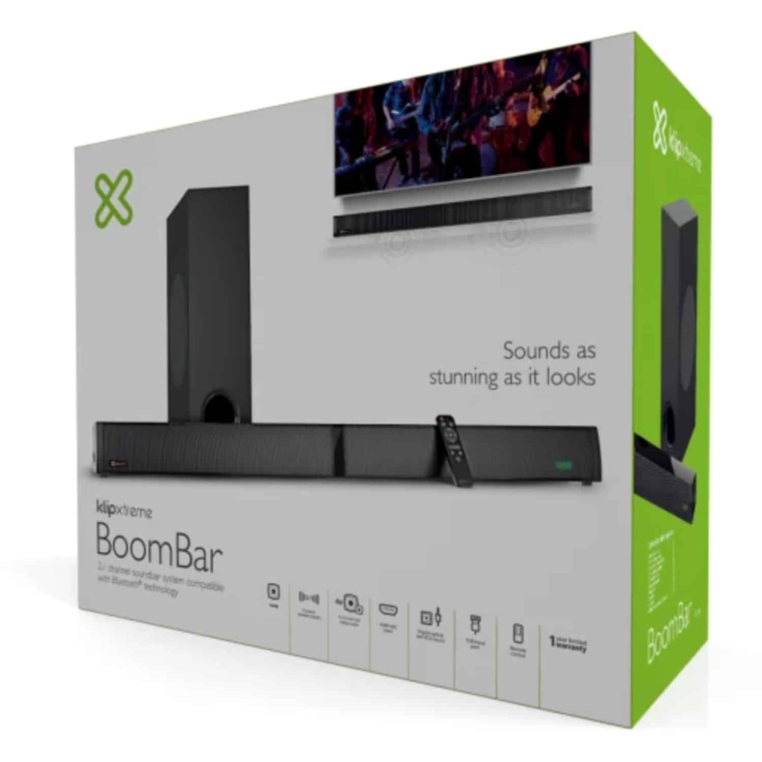 Barra de Sonido Klip Xtreme KSB-230 160W 2.1 Negro - Imagen 10