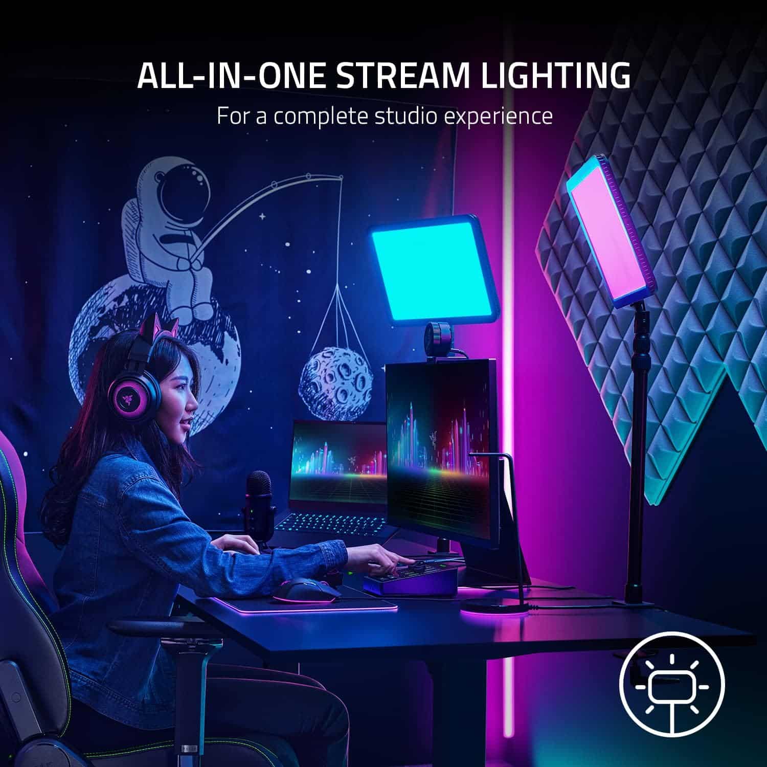 Panel LED Razer Key Light Chroma RGB para Streaming - Imagen 4