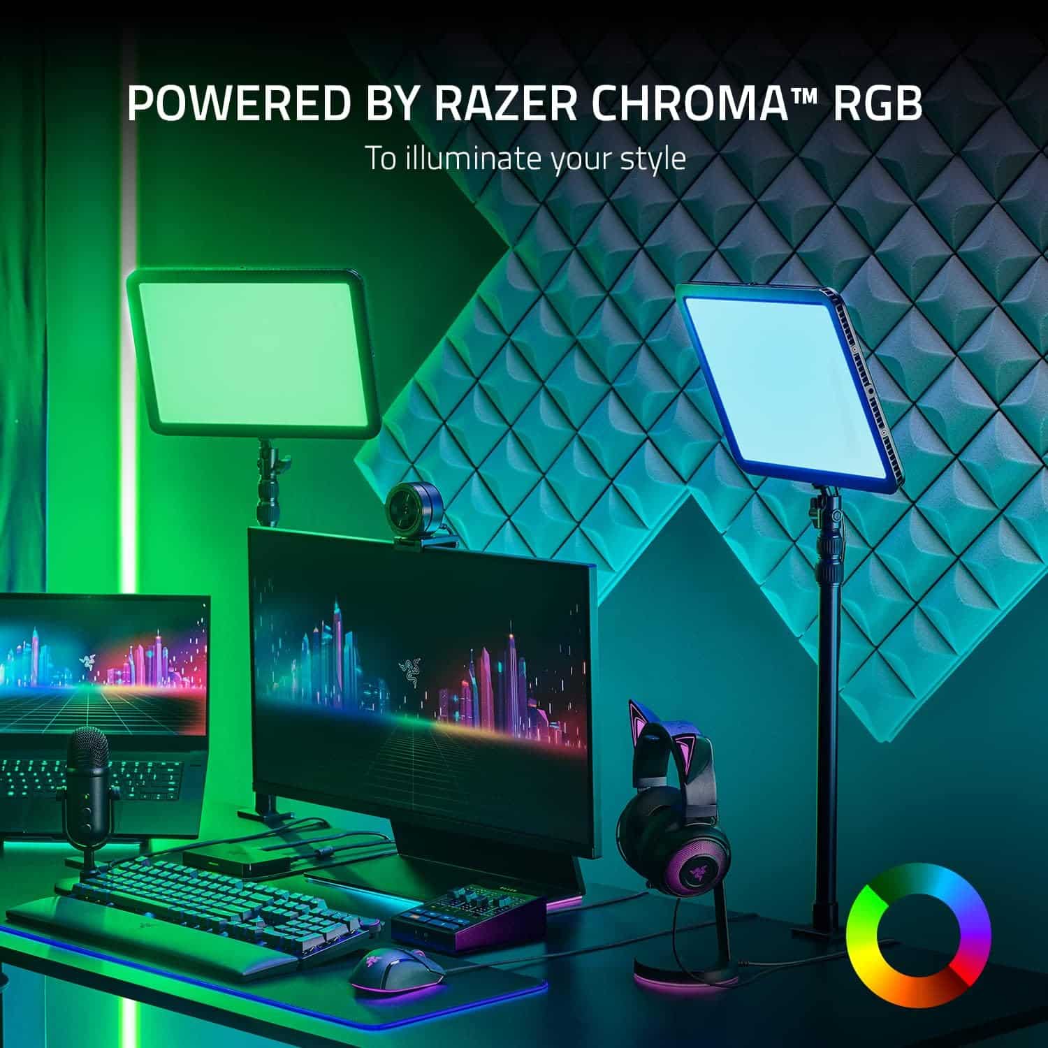 Panel LED Razer Key Light Chroma RGB para Streaming - Imagen 6