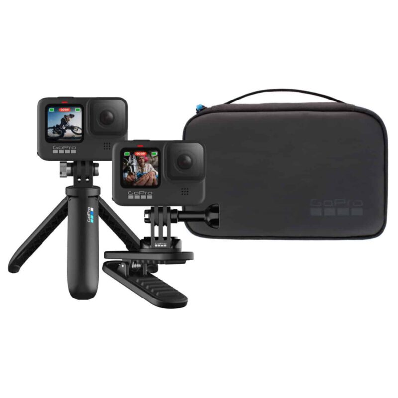 Kit de Viaje GoPro 2.0 Shorty + Clip Magnético Negro