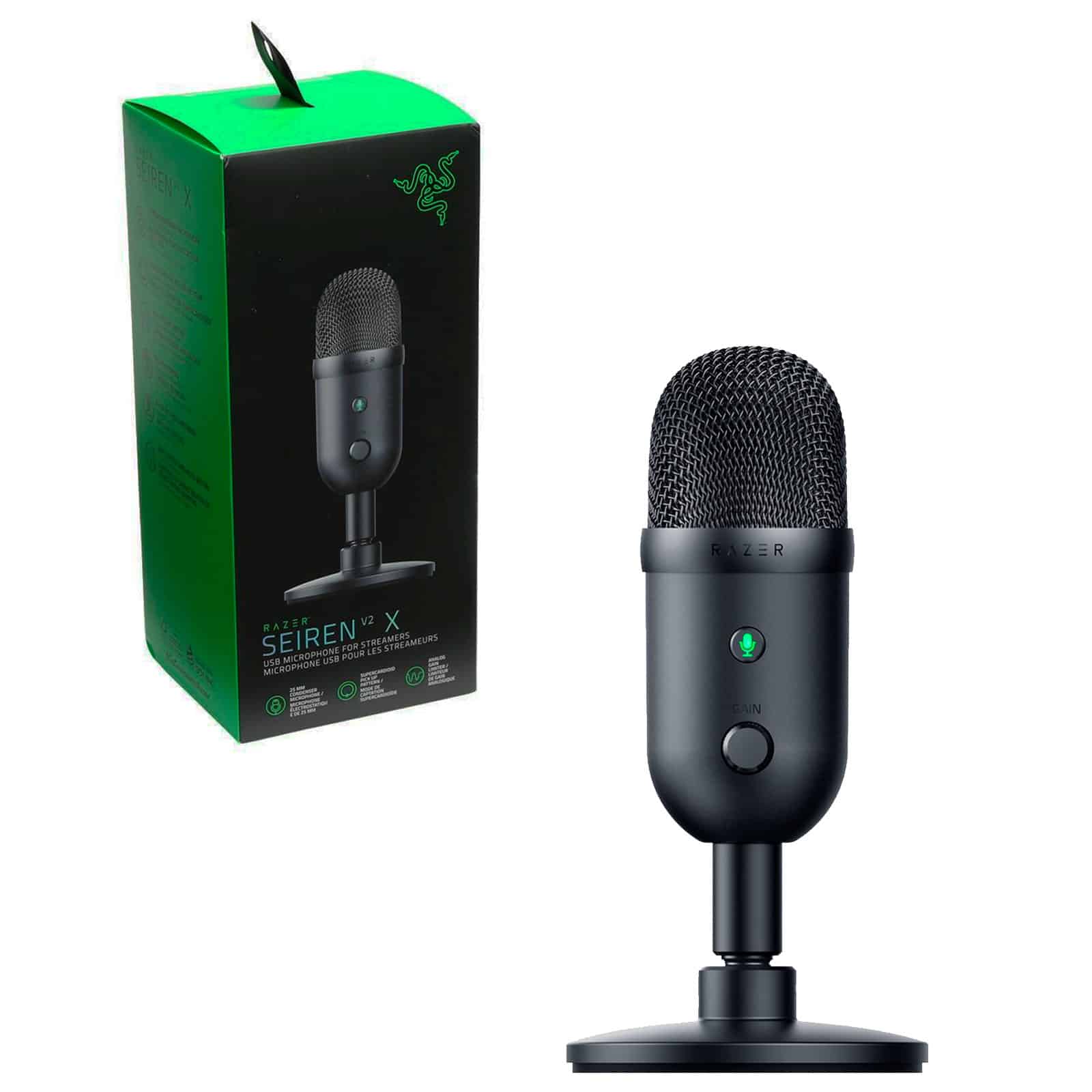 Micrófono USB Razer Seiren V2 X Condensador Streaming - Imagen 2