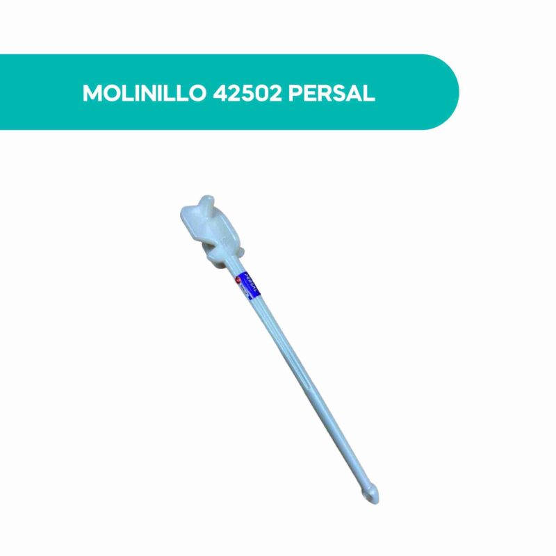 Molinillo para bebidas calientes Persal 42502 color gris claro con mango largo de 33 cm y cabeza batidora con aspas