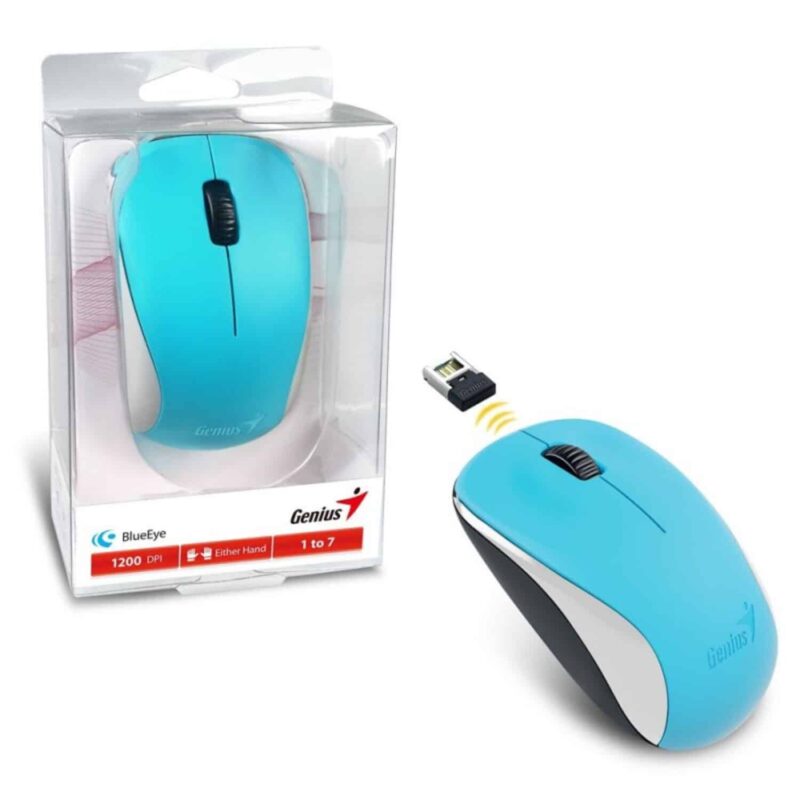 Mouse Inalámbrico Genius NX-7000 Azul 1200 DPI