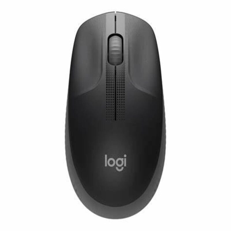 Mouse Inalámbrico Logitech M190 Charcoal Silencioso