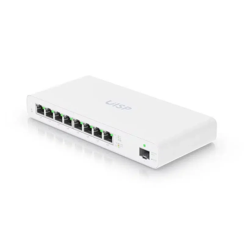 Conmutador Ethernet UISP 10/100/1000 (PoE) - Ubiquiti 8 Puertos