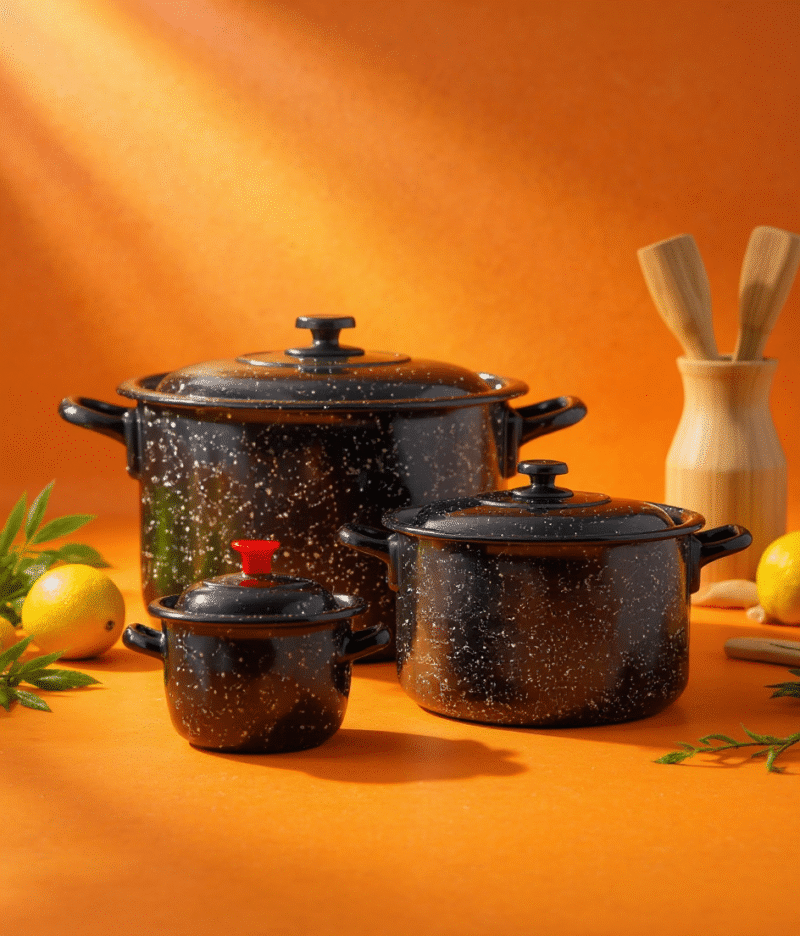 Olla Peltre Moteada X6 Cheff 20cm Gas e Inducción