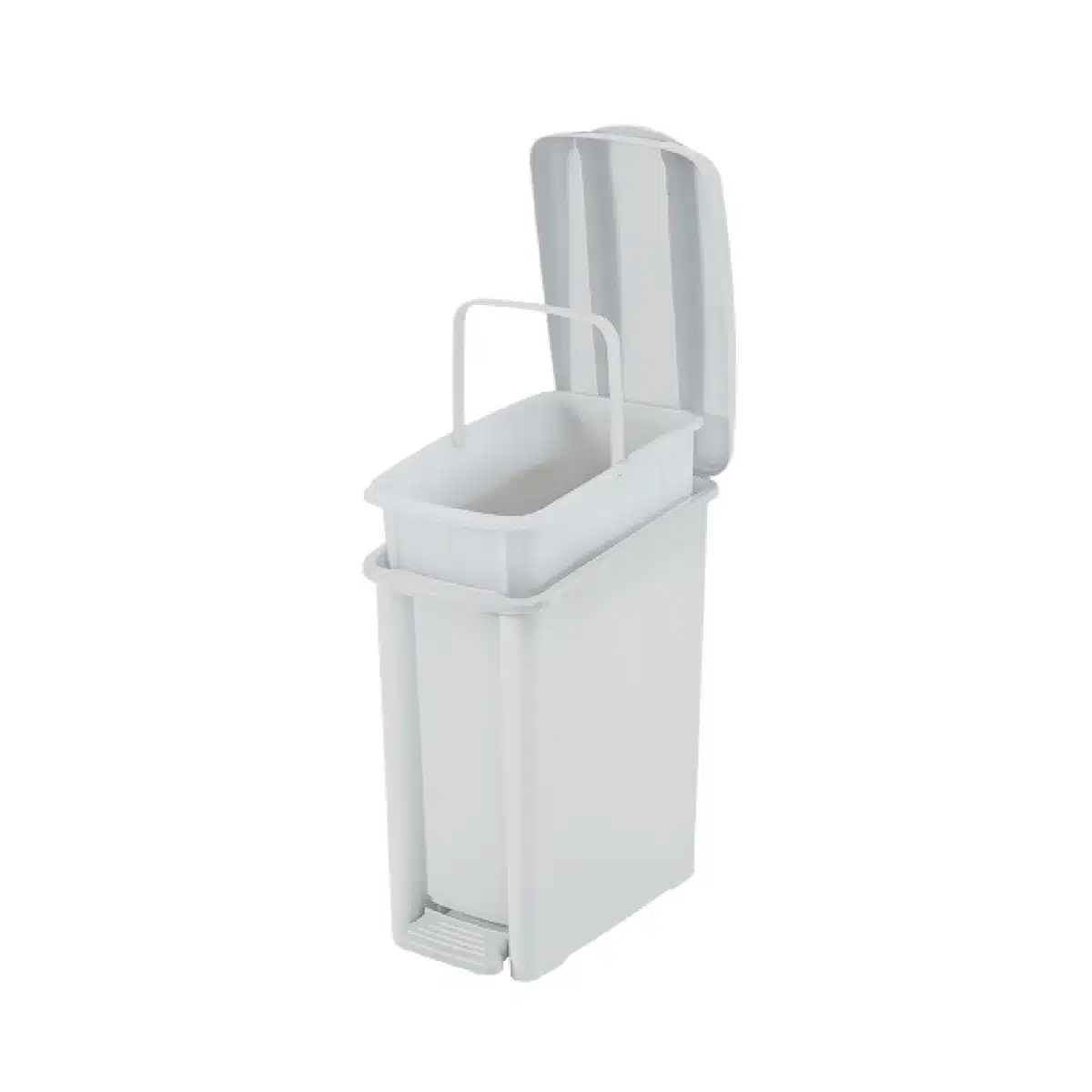 Papelera Rimax 10L Slim Tapa Vaivén Polipropileno - Imagen 2