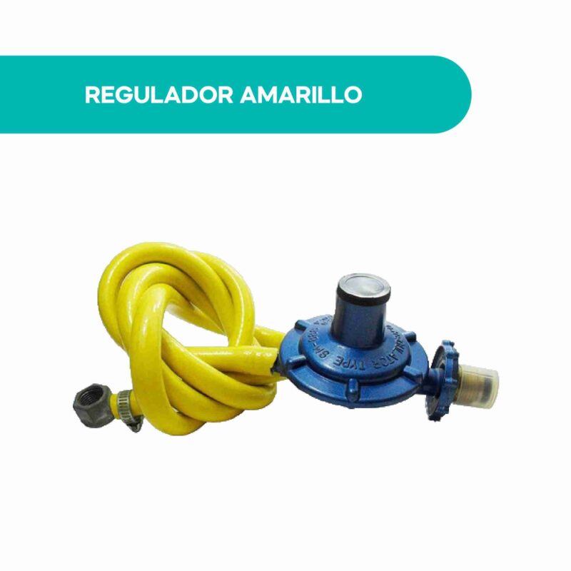 Regulador Gas Doméstico Kostamar Amarillo 1.5m