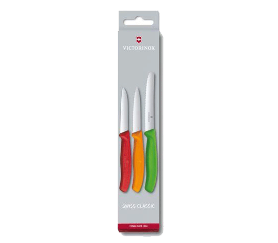 Set Cuchillos Victorinox Para Verduras X3 Colores - Imagen 2