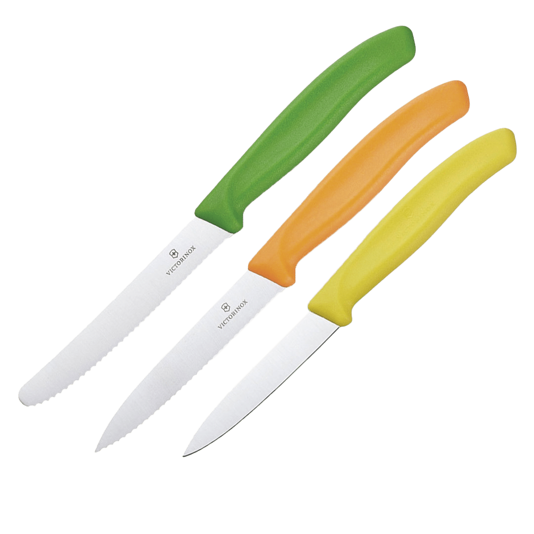 Set Cuchillos Victorinox Para Verduras X3 Colores - Imagen 3