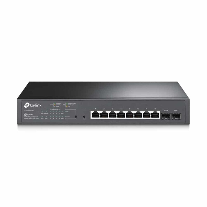 Switch Administrable 8 puertos Gigabit RJ45 PoE TL-SG2210MP Tp link