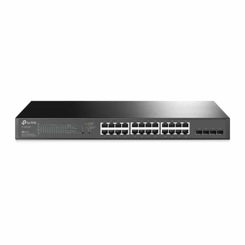 Switch Administrable 24 puertos Giga L2+(Capa 3 lite) PoE TL-SG2428P Tp link
