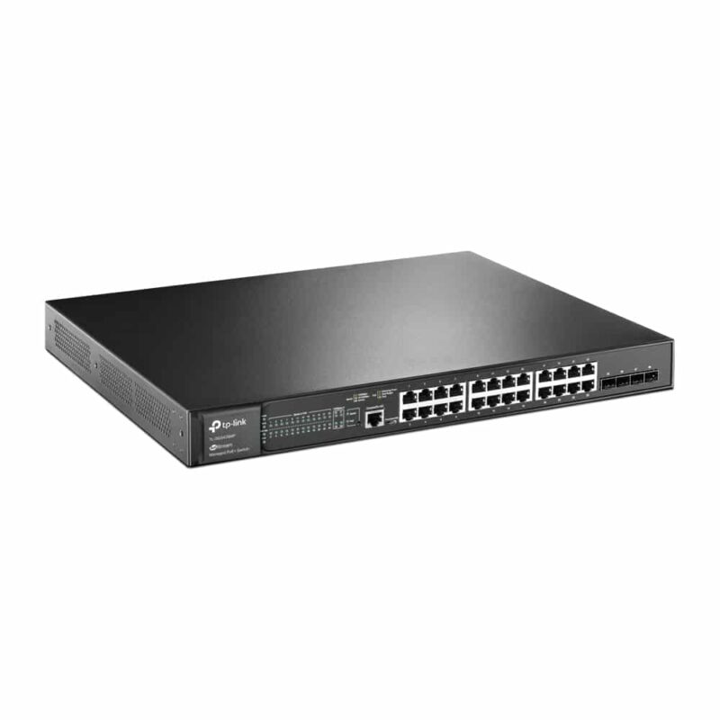Switch Administrable 24 Puertos POE L2 TL-SG3428MP Tp link