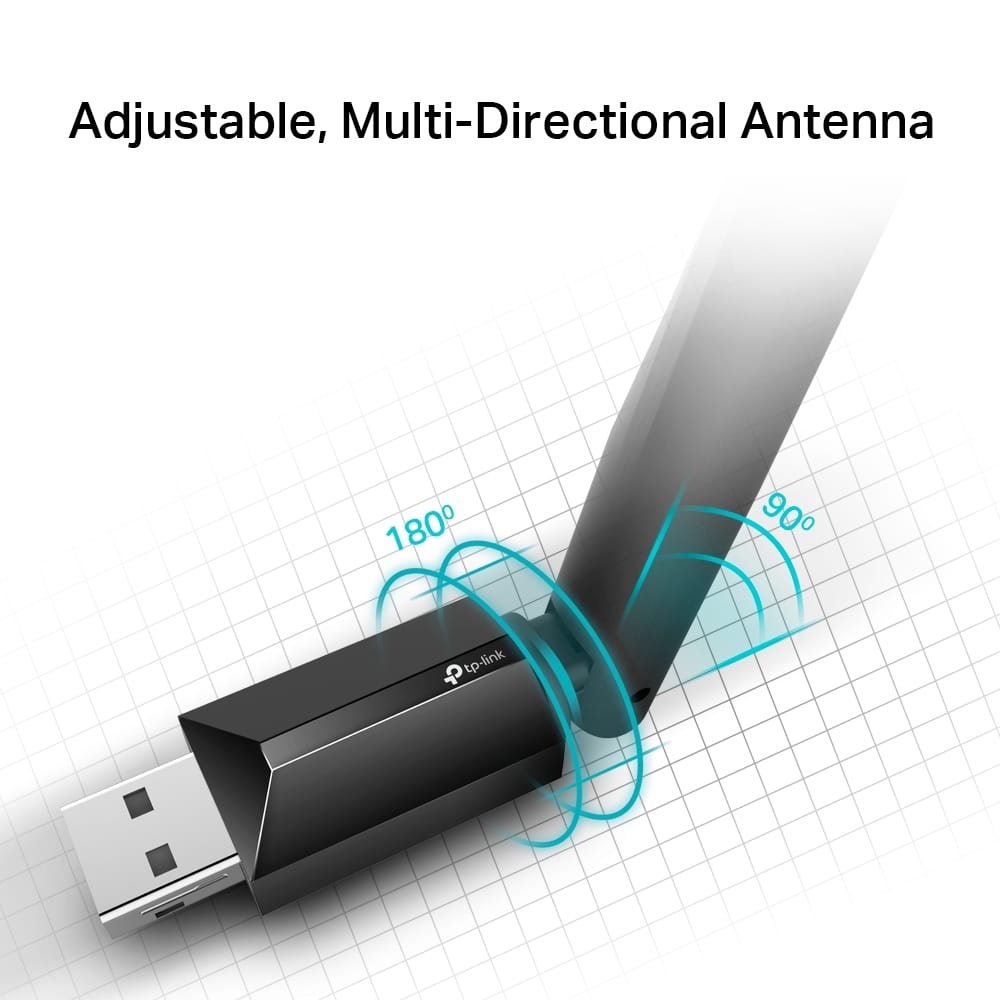 Adaptador de alta potencia USB Archer T2U Plus Tp link - Imagen 4