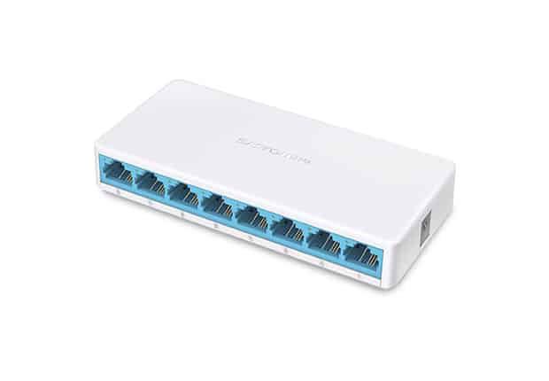Switch Mercusys NO adminstrable 8 puertos 10/100Mbps MS108