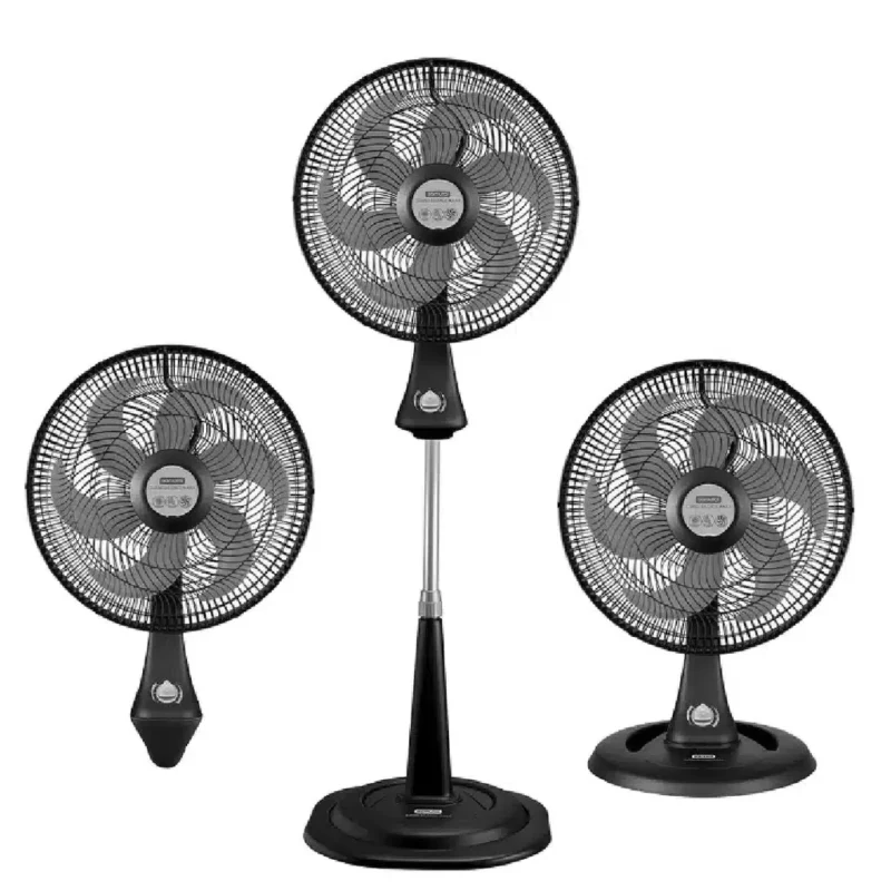 Ventilador Samurai Turbo Silence 3 en 1 Negro 60W