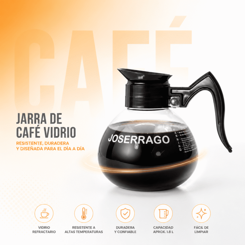 Joserrago Jarra Café Vidrio Refractario M-8901 Industrial