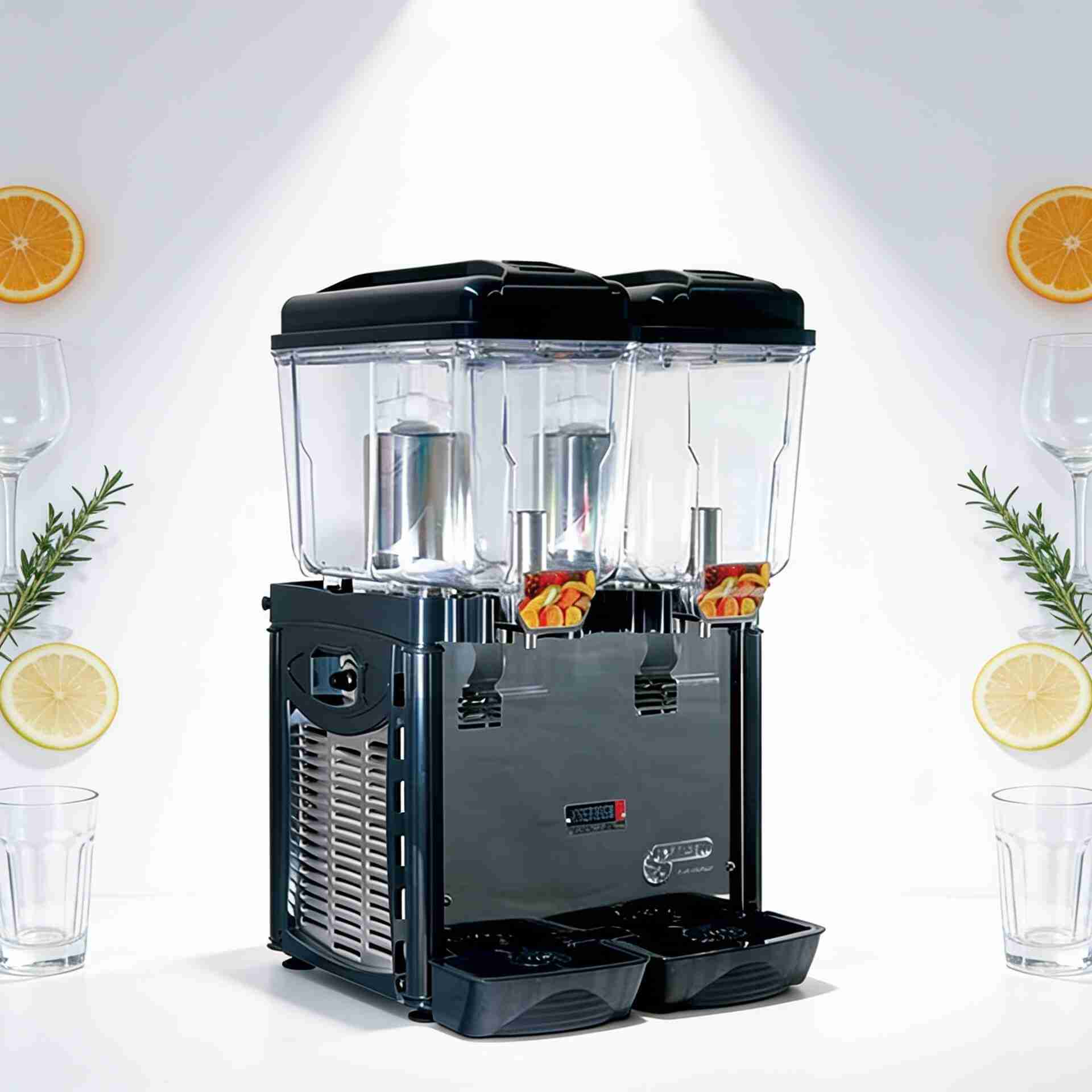 Dispensador de bebidas frías 2 tanques 24 L Joserrago M-2M industrial - Imagen 7