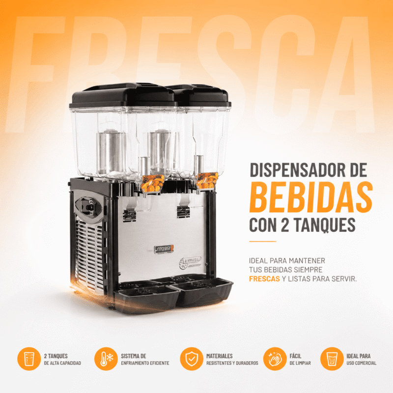 Joserrago M-2M Dispensador 2 Tanques Bebidas Industrial
