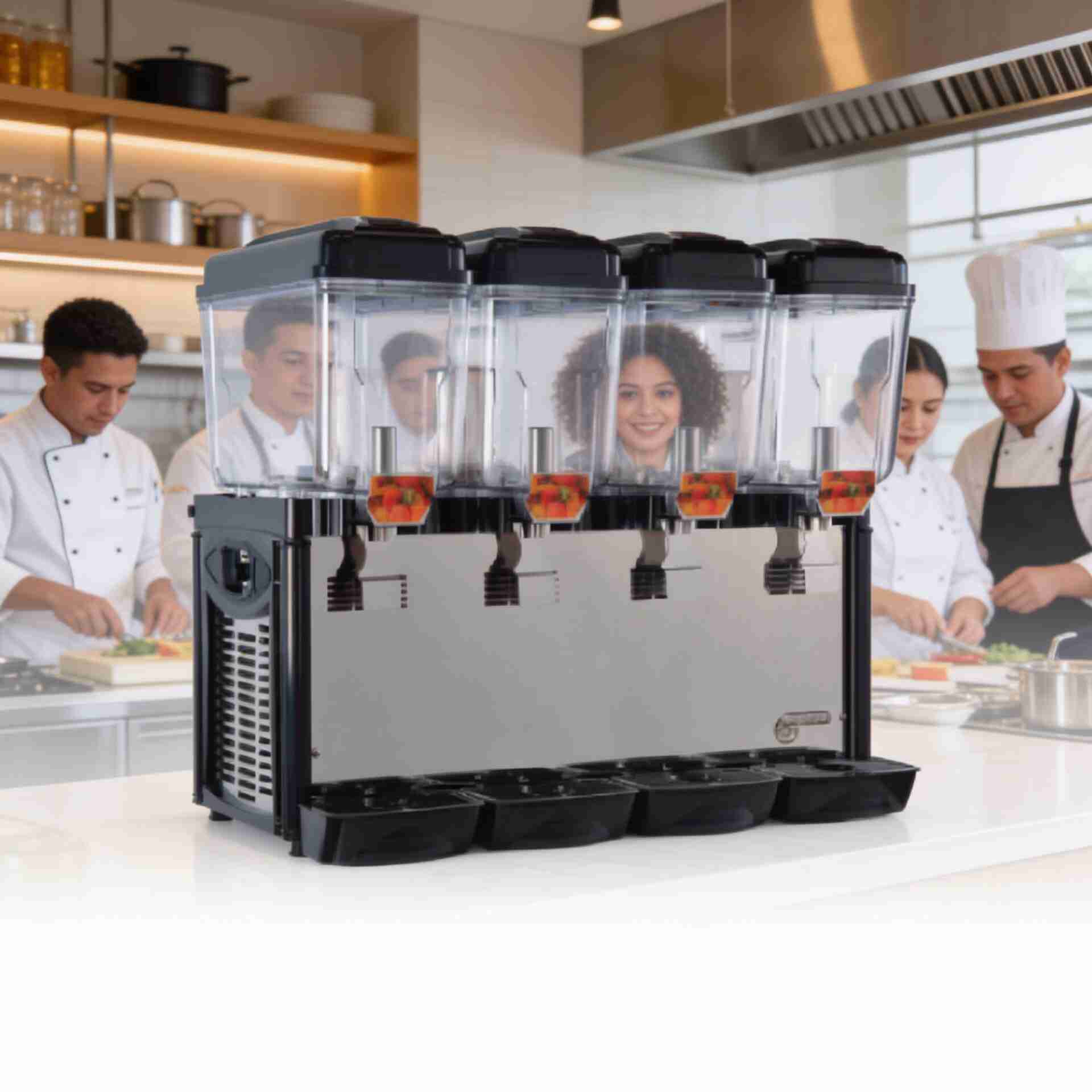 Dispensador de bebidas frías 4 tanques 48 L Joserrago M-4M industrial - Imagen 6