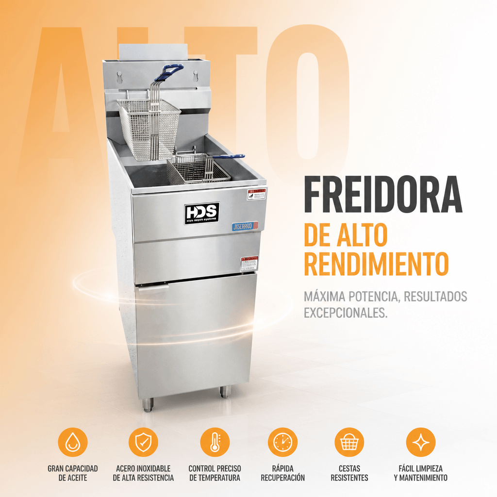 Joserrago M-FGH-90 Freidora Industrial 28L Gas