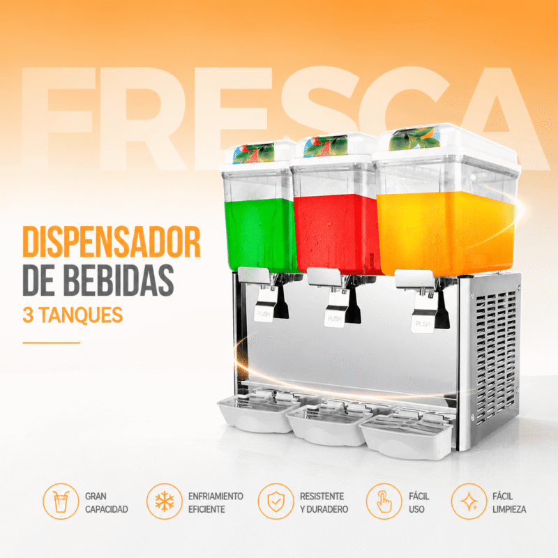 Joserrago M-LSJ12LX3 Dispensador 3 Tanques Industrial