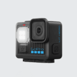 Cámara de acción compacta GoPro LIT HERO con luz frontal integrada y difusor blanco transparente