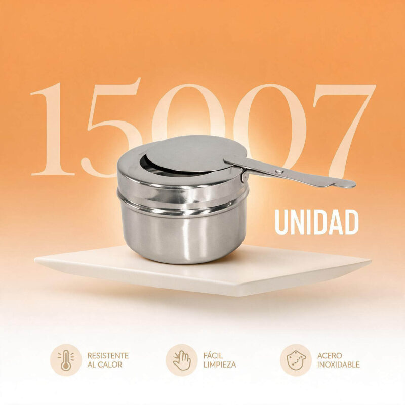 Soporte para mechero de samovar Joserrago M-15007 en acero inoxidable