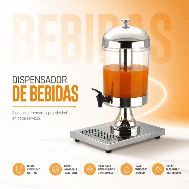 Joserrago M-33688 Dispensador Bebidas 8Lt Industrial