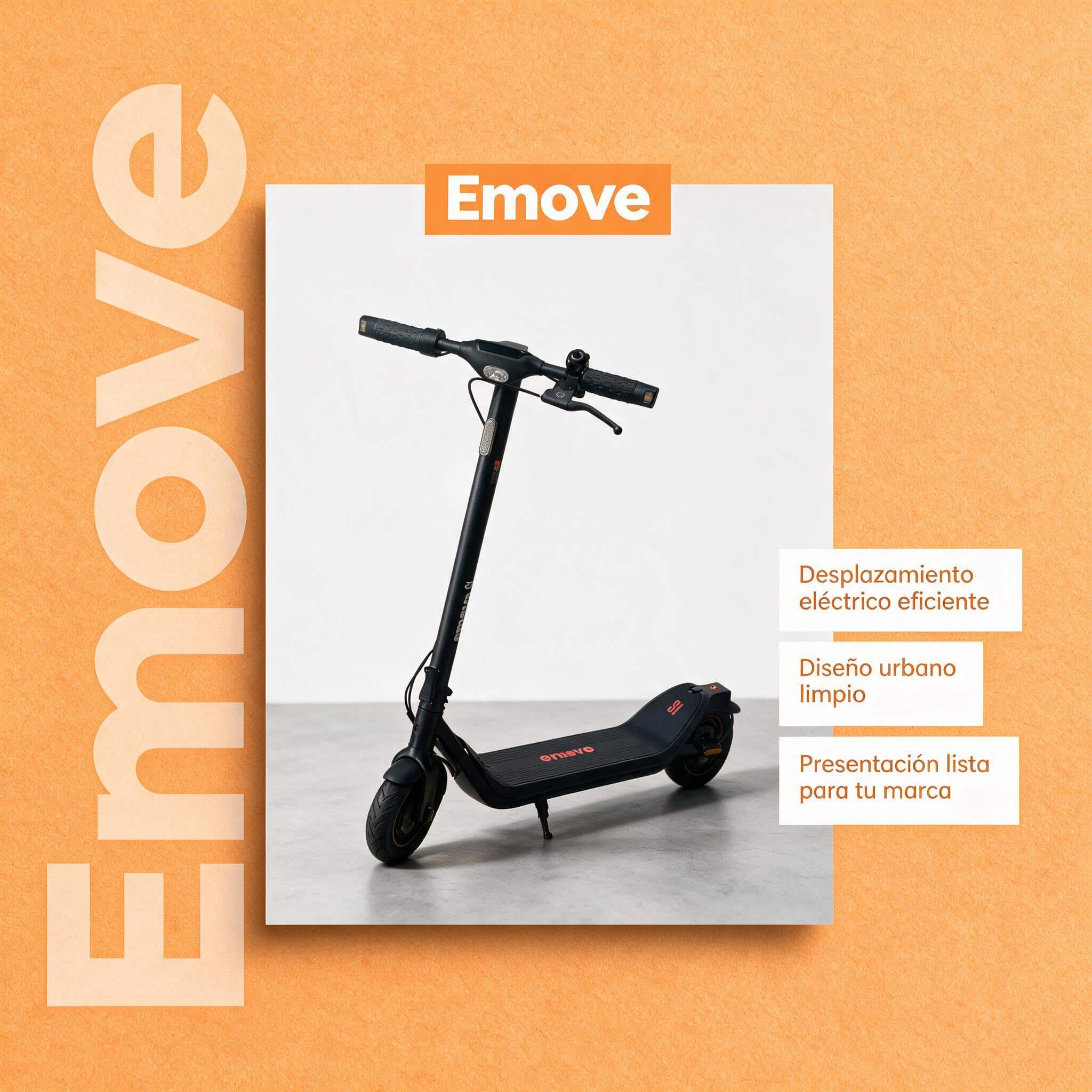 Patineta Eléctrica EMOVE S1 - 350W, hasta 25 km/h, Plegable - Imagen 4