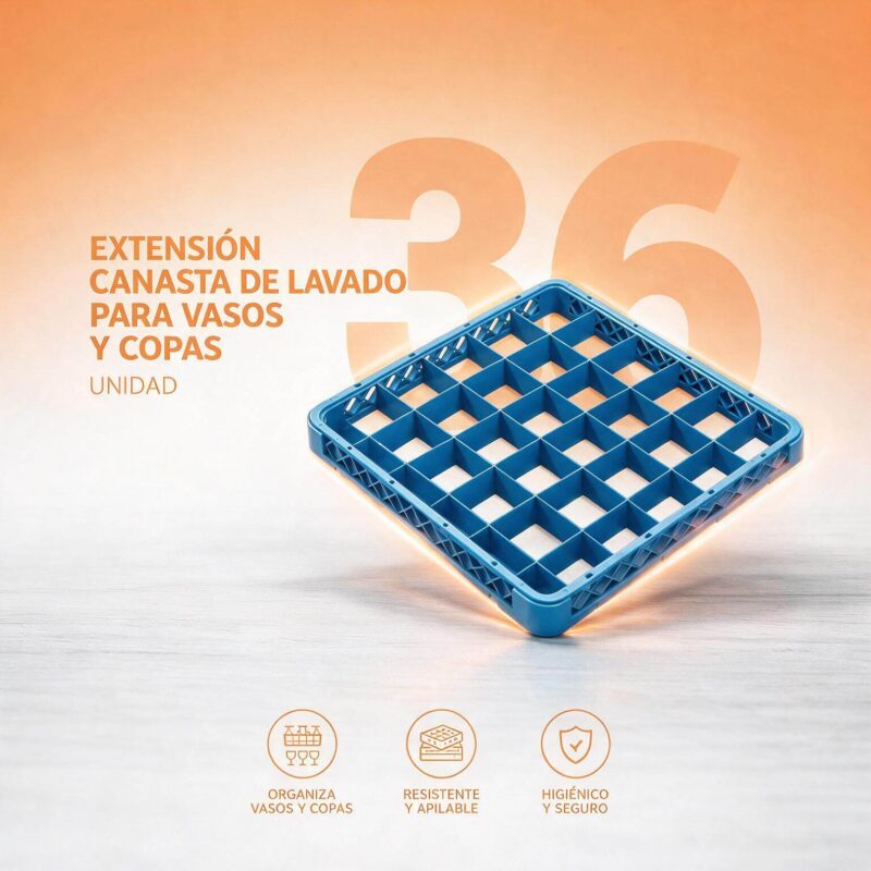 Extensión para canasta de lavado Joserrago JW252 para copas altas