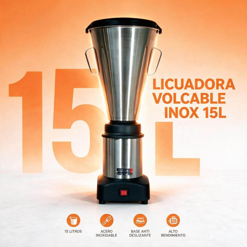 Licuadora industrial 10 litros Skymsen LAR-10 MB vaso removible inox