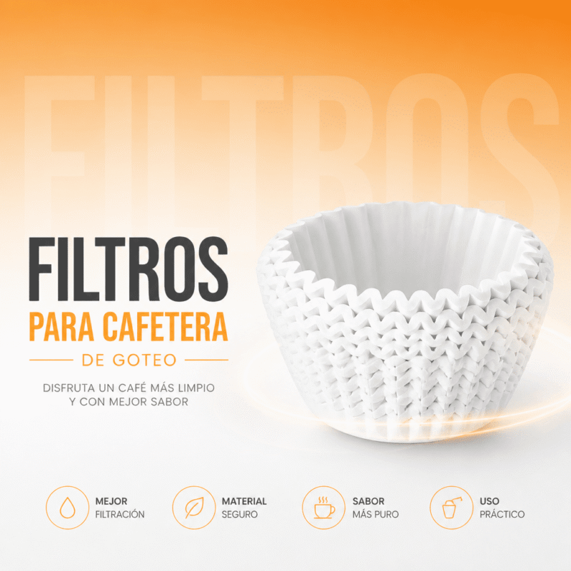 Filtros para cafetera de goteo Joserrago M-8902 caja x 1.000 unidades