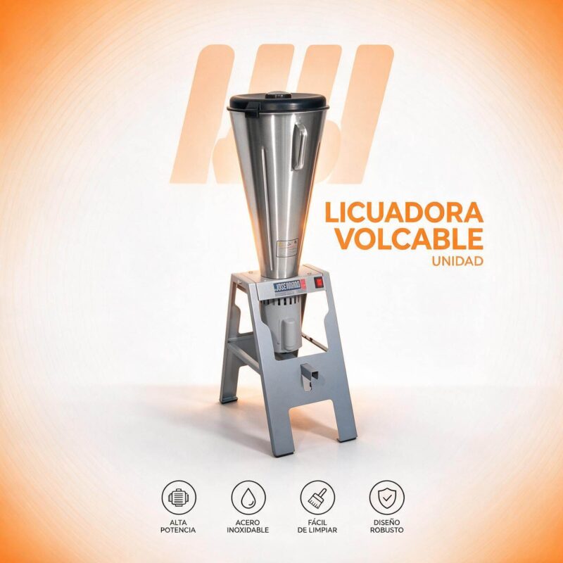 Licuadora industrial volcable 25 litros Skymsen LAR-25 en acero inox