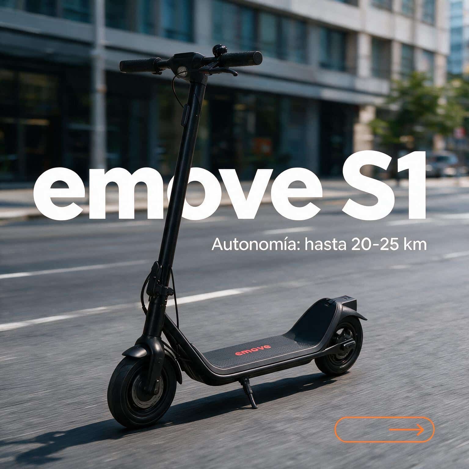 Patineta Eléctrica EMOVE S1 - 350W, hasta 25 km/h, Plegable - Imagen 6