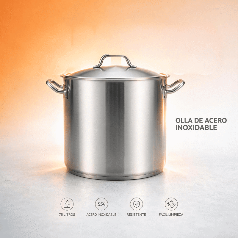 Olla en acero inoxidable 10.5 litros Joserrago M-02424.21 No. 24