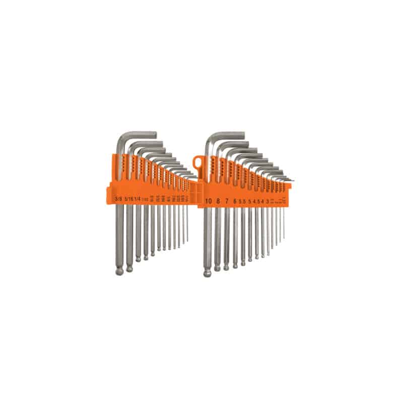 Truper ALL-25, Juego de 25 llaves Allen standard y milimétricas c/estuche